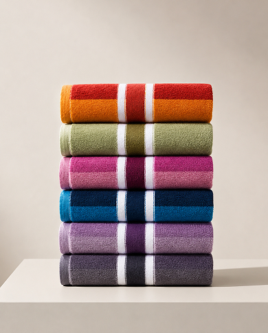 Multi-Stripe Towels